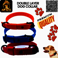 Double Layer Dog Buckle Collar  PP / NYLON