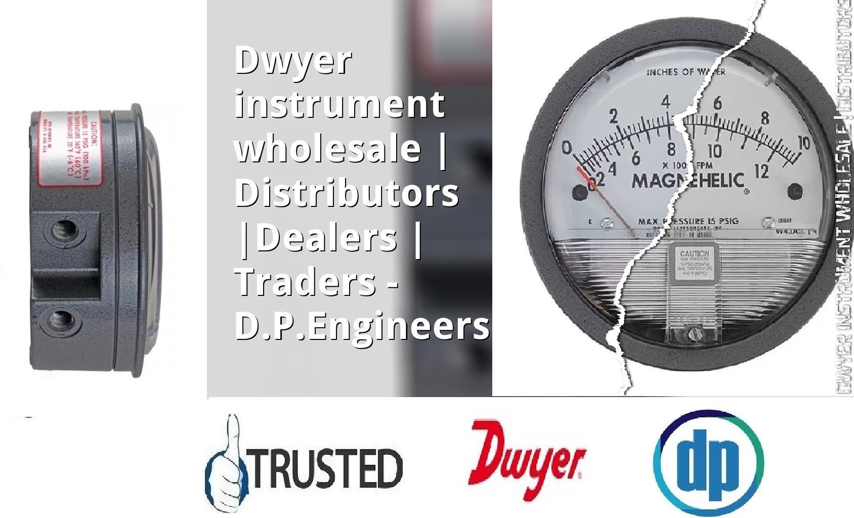 DWYER 2000-0D Magnehelic Differential Pressure Gauge BY Kailash Garden Bhogaon Bhogaon Mainpuri Uttar Pradesh India