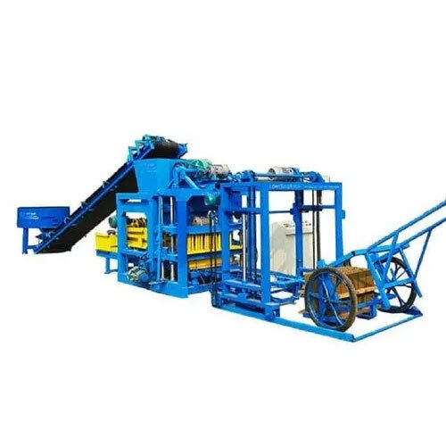 Fly Ash Brick Making Machine - Automatic, Blue Color | 1 Year Warranty, Efficient Brick Production