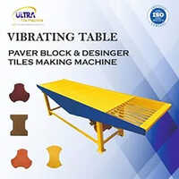 Interlocking Tiles Vibration Table Machine