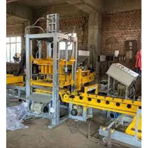 Concrete Block Mixing Machines - Color: Yellow And Grey