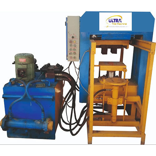 Dicor Fly Ash Brick Making Machine - Color: Blue And Yellow