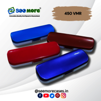 Fashionable Plastic Eyewear Cases - Polypropylene, 155 X 58 X 39 Mm, Blue/pink/black/sky Blue | Antistatic, Biodegradable, Shock Resistant, Moisture Proof, Button Closure