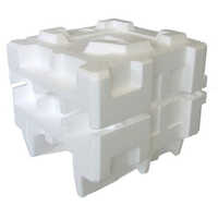 Thermocol Packaging Material - Customizable Size, White Color, Standard Grade, Varying Length & Thickness, Protective Packaging For Goods