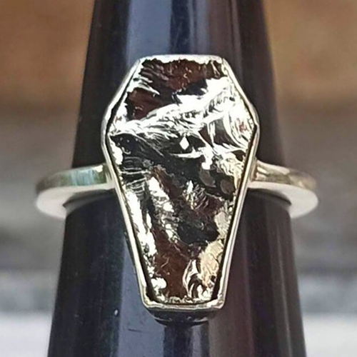 Natural Golden Pyrite Gemstone 925 Sterling Silver Ring