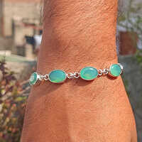 Chrysoprase Chalcedony Bracelet