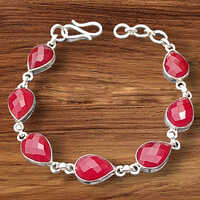Natural Red Jade Bracelet
