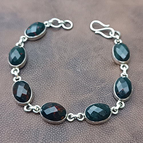 Natural Bloodstone Bracelet