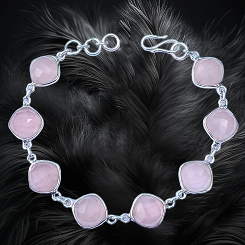 Natural Rose Quartz Bracelet