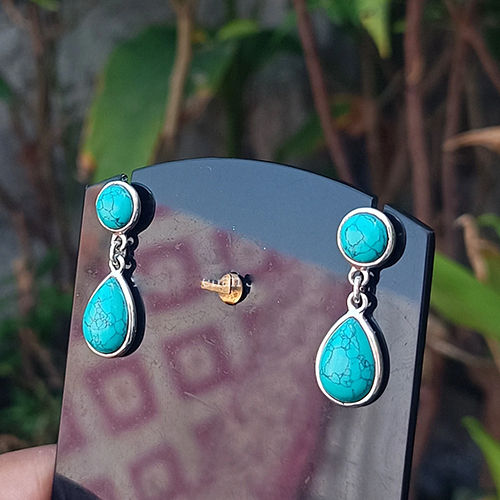 Natural Turquoise Studs