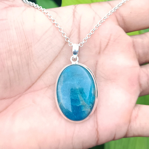 Natural Apatite Pendant