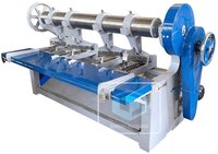 Eccentric Slotter Machine - Heavy-duty Steel Frame, 400-500 Kg, Blue And White Color | Precision Eccentric Slotting Mechanism, Manual Lubrication