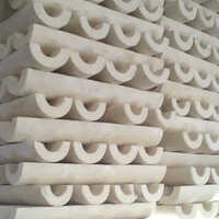 Polyurethane Foam Pipe Section - Color: White