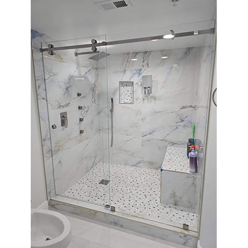 Customized Glass Shower Partition - Color: As Per Requirement