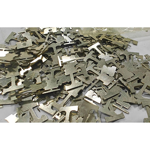 Tin Coated Brass Sheet Cutting Scrap - Finish: Polished