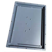 Single Door Stainless Steel Panel Box - Stainless Steel, Smooth Paint Finish, Ip65 Protection Level, Galvanized Plating, 1-2 Year Warranty, Color As Per Availability
