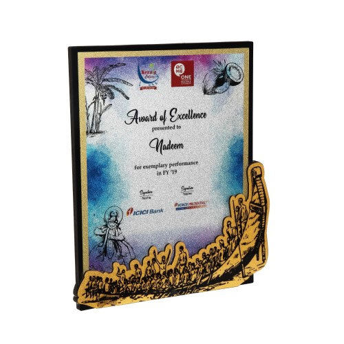 Award Plaque For Employee Appreciation - Color: Various Colors