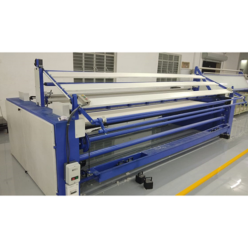 Fabric Rolling Machine - Color: Blue Paint Coated