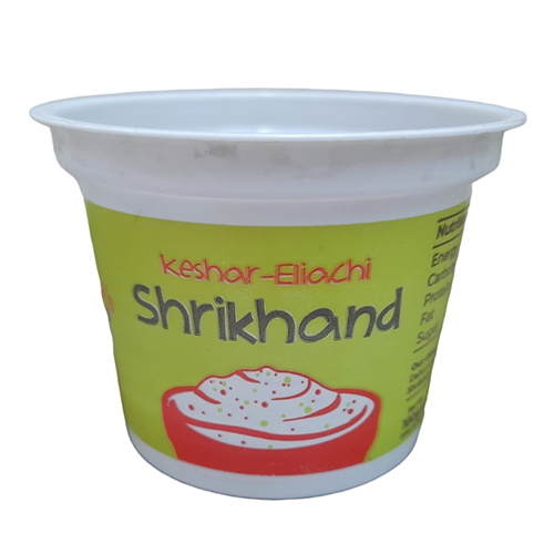 Kesar-Elaichi Shrikhand Packing Cup