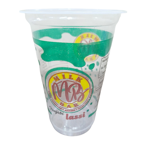80 Dia 300 ML Plastic Lassi Packing Glass