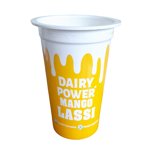 68 Dia 200 ML Plastic Lassi Packing Glass