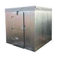 Walk-in Freezer Storage Room - Stainless Steel, 350 Volt (v) | Double-temperature Style, Cool Climate Type, Refrigerant Cooling