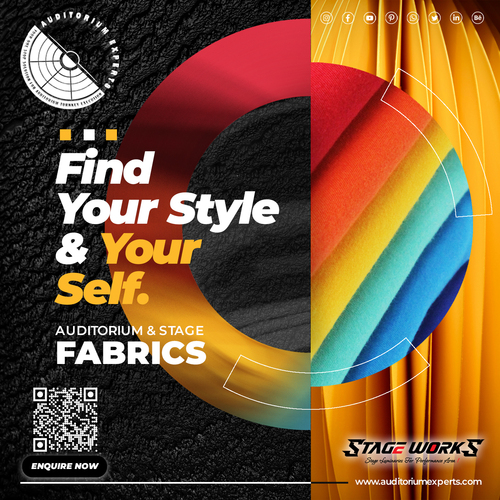 Auditorium Flame Retardant Fabric