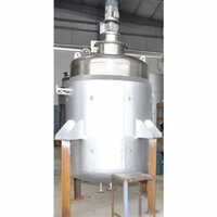 Mild Steel Chemical Pressure Vessel - Color: Silver