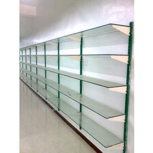 Supermarket Glass Display Rack - Height: 5 Foot (Ft)