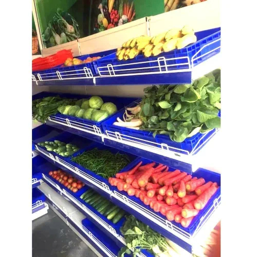 Supermarket Vegetable Racks