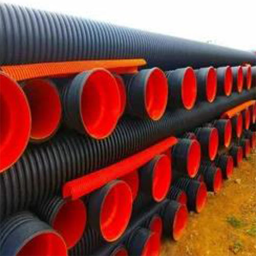 Prince Corefit Underground Double Wall Corrugated Pipes - Color: Black