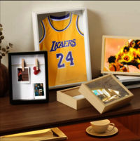 Synthetic Wood 3CM 5CM Deep 8x8 16x16 Inches A3 A4 3D Shadow Box Photo Frame