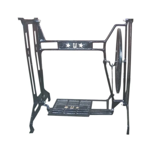 Black Cast Iron Sewing Machine Stand - High-Quality, Durable Design | Sleek Black Finish, Easy Assembly, Versatile Compatibility