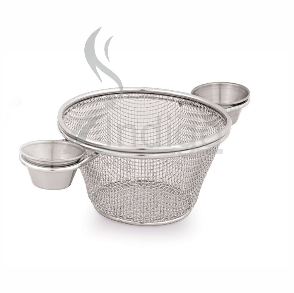 Mini Serving Basket With Dips