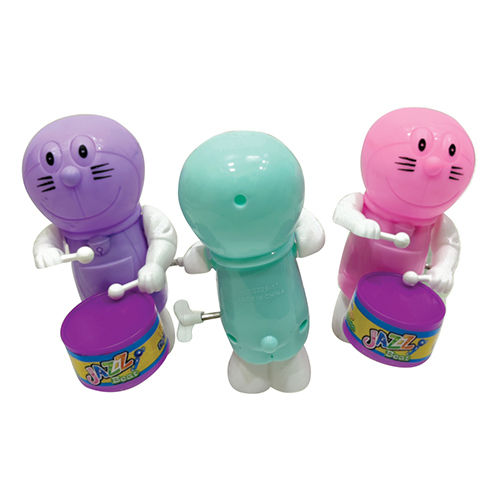 Plastic Wind-Up Dora Cat Toy - Color: Different Available