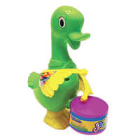 Plastic Drummer Duck Toy - Abs Plastic, Various Sizes , Available In Different Colors - Modern Design, Attractive Style, Easy Manual Function
