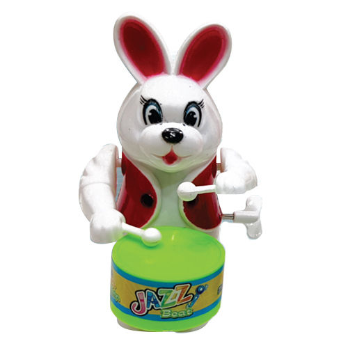 Plastic Wind-Up Rabbit Toy - Color: Different Available