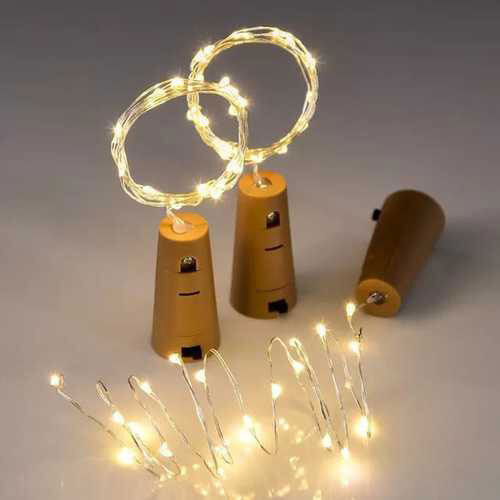 Bottle Led String Cork Light - Color: Multicolor