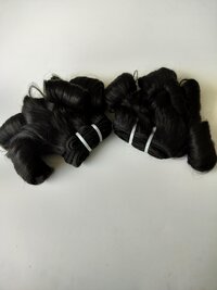 Natural Black Bounce Curly Weave Cuticle Aligned Human Hair Bundles