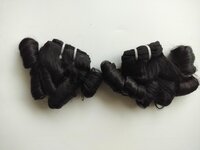 Natural Black Bounce Curly Weave Cuticle Aligned Human Hair Bundles