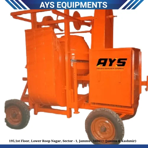 Semi-Automatic Hydraulic Concrete Drum Mixer
