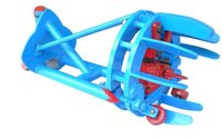 Pipe Clamps - 12" - 24" Hydraulic Steel Alloy Clamp | Heavy-duty Design, Max Load Capacity 3500 Kg, Anti-slip & Non-marking Grips