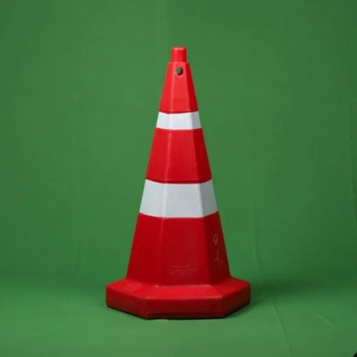 Hexagonal Traffic Cone - Color: Red