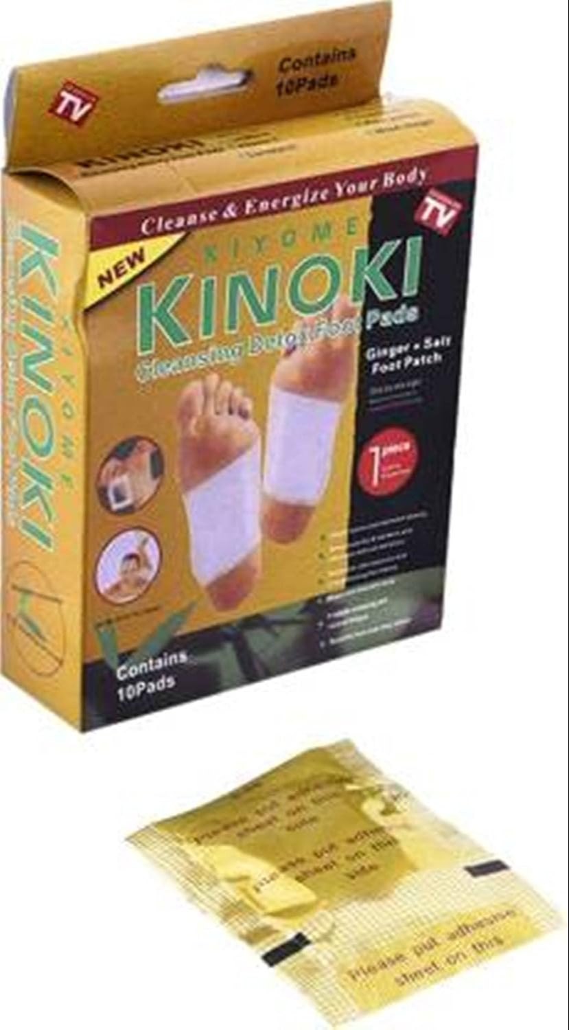 Mitsico Kinoki Patch 10 Pcs Relief Toxin Foot Pads