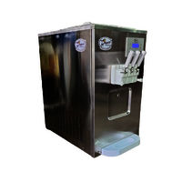 Automatic Soft Ice Cream Vending Machine - 3 Flavor Self-Serve Dispenser