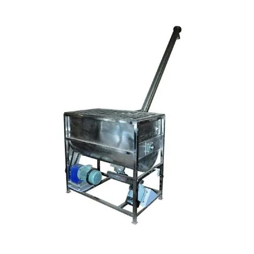 Screw Conveyor Mixer Machine - 100 Kg/hr Capacity, Automatic Operation , High Efficiency Mixing and Transport Solution