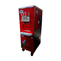 Automatic Softy Ice Cream Making Machine - Stainless Steel, High Efficiency