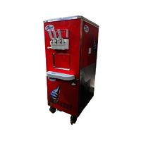 High-Tech Automatic Soft Ice Cream Vending Machine - Cashless Payment Options