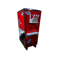 High-Tech Automatic Soft Ice Cream Vending Machine - Cashless Payment Options