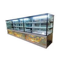 Corian Bakery Display Counter - Color: Silver